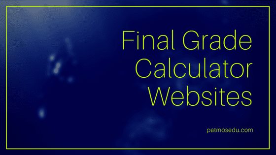 Final Grade Calculator Websites