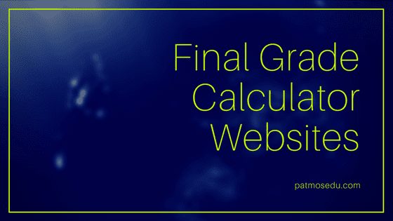 Top 5 Final Grade Calculator Websites